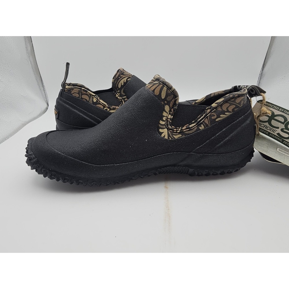 Bogs Urban Walker Black Womens Size 7 Slip On Waterproof Garden Shoes NWT - Picture 7 of 12